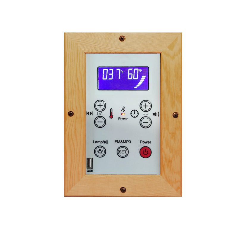 Load image into Gallery viewer, SAUNA EVOLUTION® Double Layer Bench Steam and Infrared Indoor Sauna Room Dual System 07