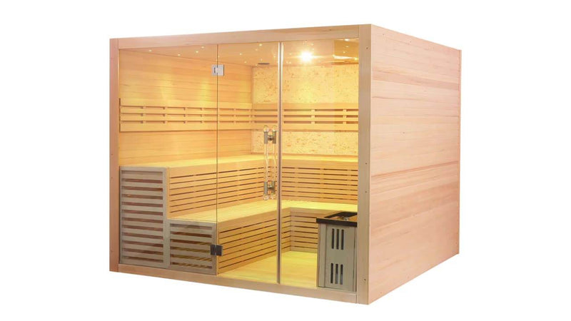 Load image into Gallery viewer, SAUNA EVOLUTION® Indoor Therapy Wood Steam Sauna Room