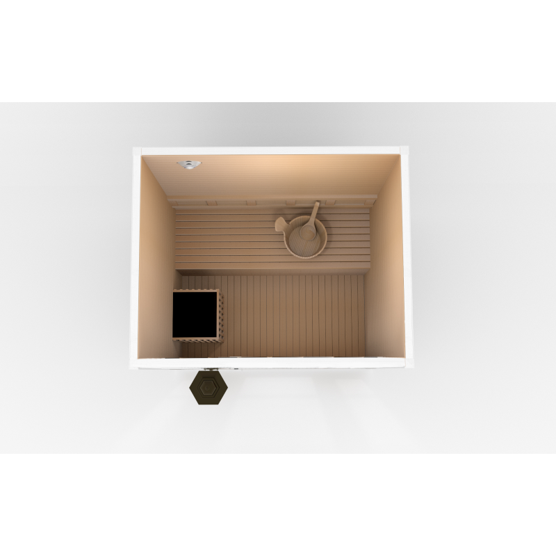 Load image into Gallery viewer, SAUNA EVOLUTION® Garden Waterproof Traditional Sauna Steam Room Cabin 01