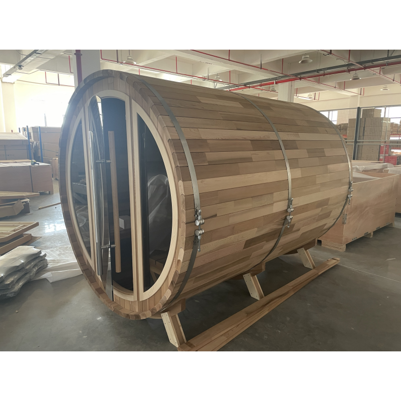 Load image into Gallery viewer, SAUNA EVOLUTION® Barrel Sauna Serenity Nature Air 9