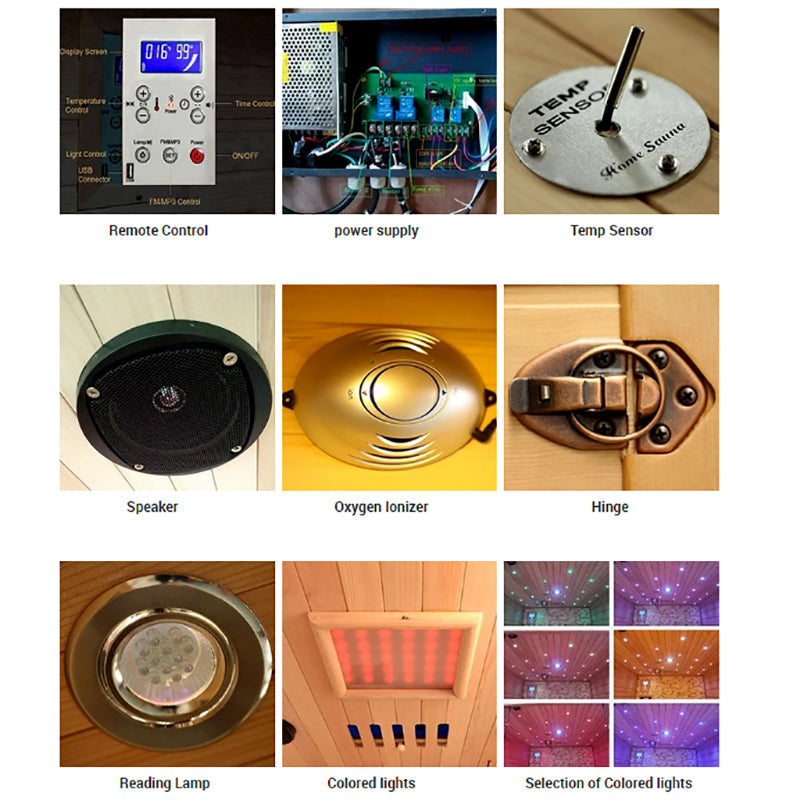 Load image into Gallery viewer, SAUNA EVOLUTION® Full Spectrum Carbon Indoor Sauna Far Infrared 17