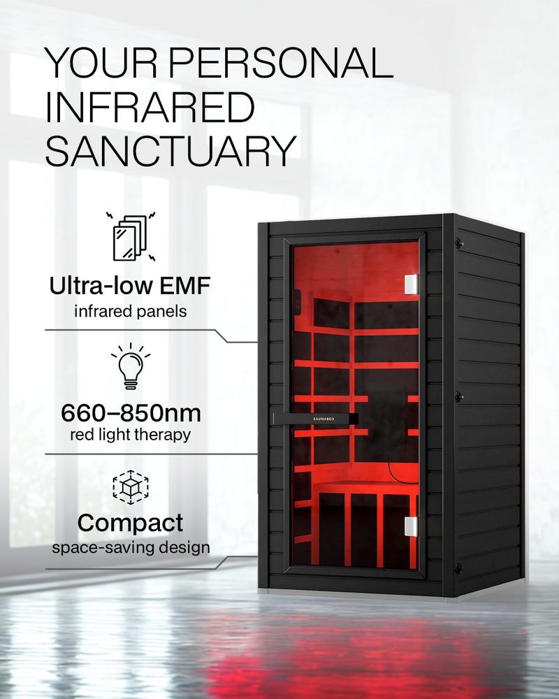 Load image into Gallery viewer, SaunaBox® Solara: Full Spectrum Infrared Sauna