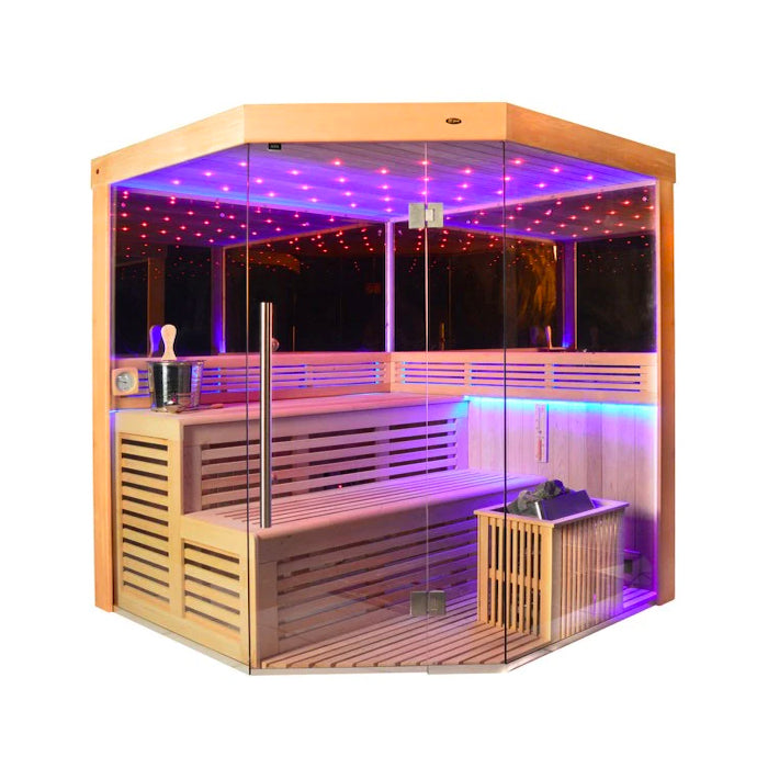 Load image into Gallery viewer, SAUNA EVOLUTION® Indoor New Exclusive Mirror Steam Sauna Glass 13