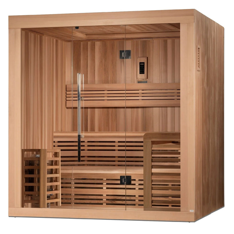 Load image into Gallery viewer, SAUNA EVOLUTION® 6 PERSON TRADITIONAL STEAM SAUNA MODERN RELAX 3