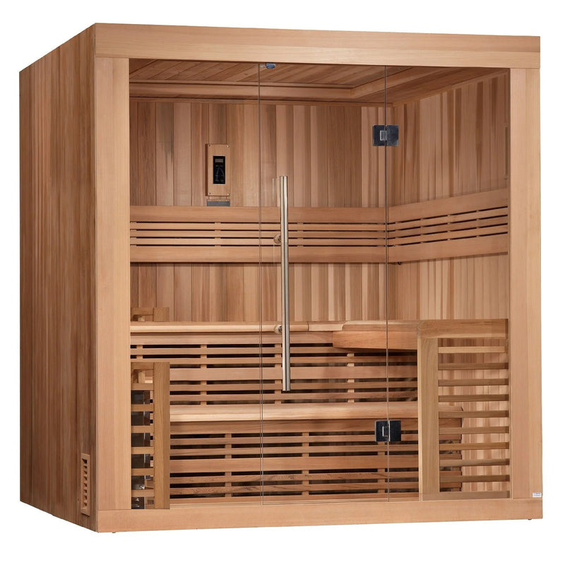 Load image into Gallery viewer, SAUNA EVOLUTION® 6 PERSON TRADITIONAL STEAM SAUNA MODERN RELAX 3