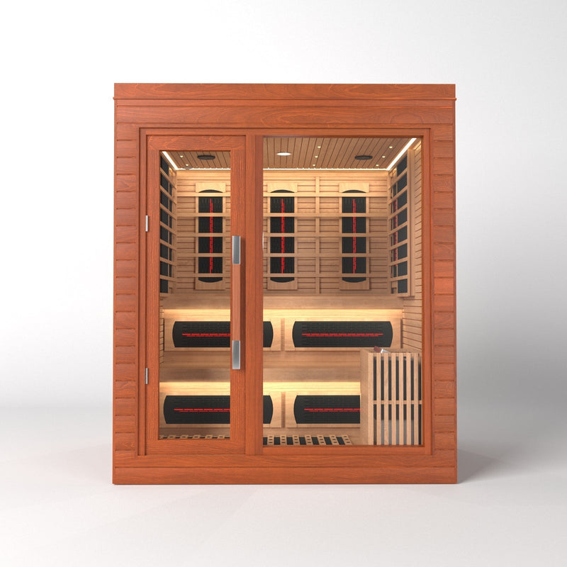 Load image into Gallery viewer, SAUNA EVOLUTION® Indoor Dual-System Luxury Cabin Sauna Luna - 4