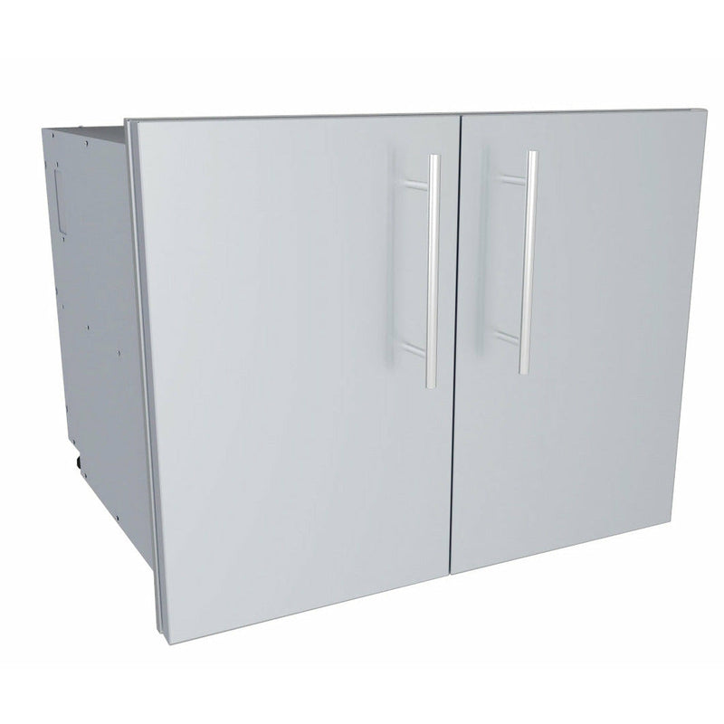 Load image into Gallery viewer, Sunstone Designer Series 30" W Multi-Configurable Double Door Dry Storage Pantry with Shelf & Utility Access DE-DDP30