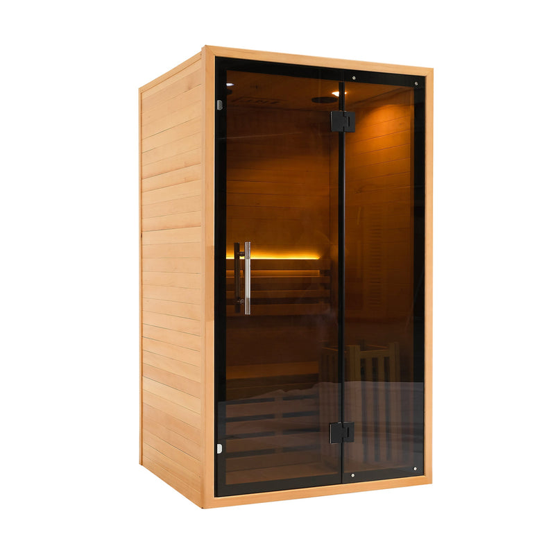 Load image into Gallery viewer, SAUNA EVOLUTION® Indoor Wicking and Perspiration Fumigation Box Wet Sauna Glass 04