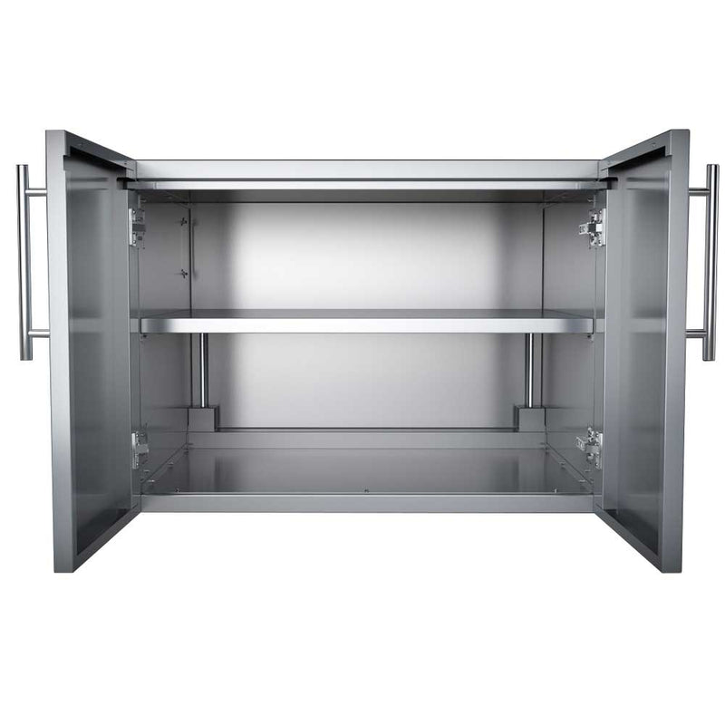 Load image into Gallery viewer, Sunstone Designer Series 30" W Multi-Configurable Double Door Dry Storage Pantry with Shelf & Utility Access DE-DDP30
