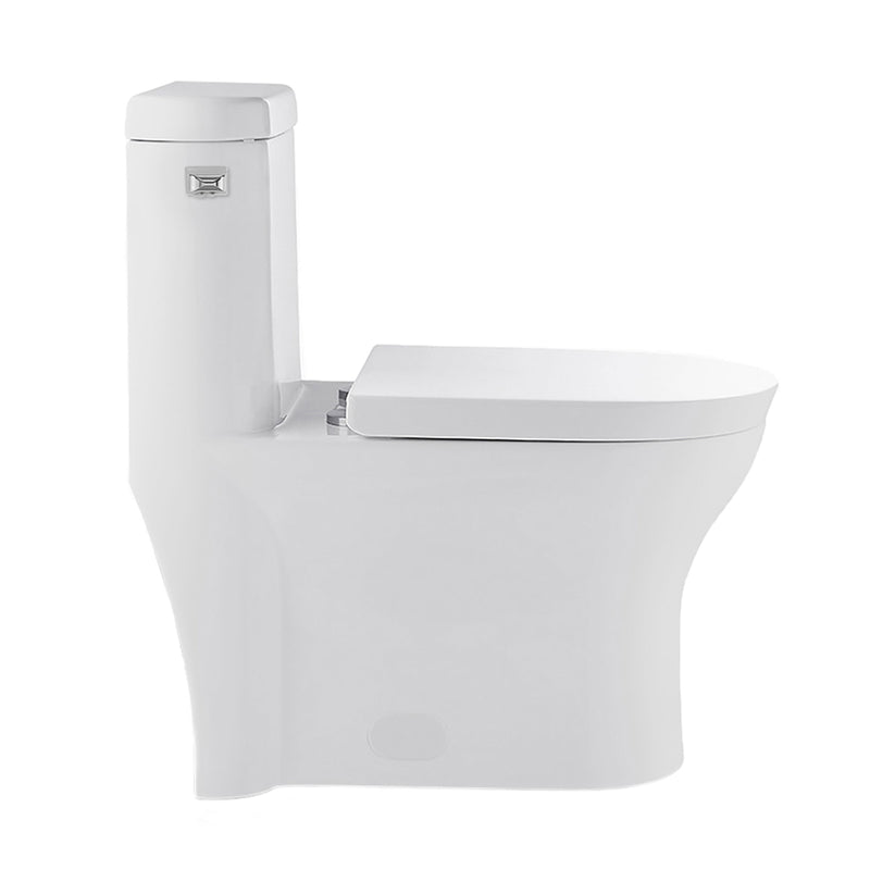 Load image into Gallery viewer, Swiss Madison Monaco One-Piece Elongated Toilet Side Flush 1.28 gpf - SM-1T109