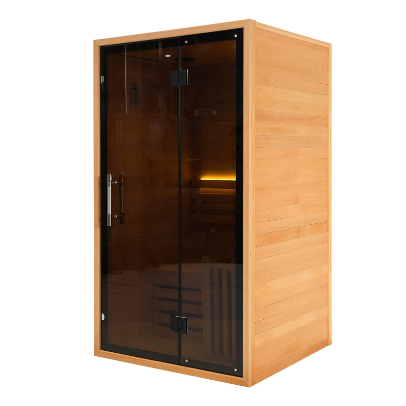 Load image into Gallery viewer, SAUNA EVOLUTION® Indoor Wicking and Perspiration Fumigation Box Wet Sauna Glass 04