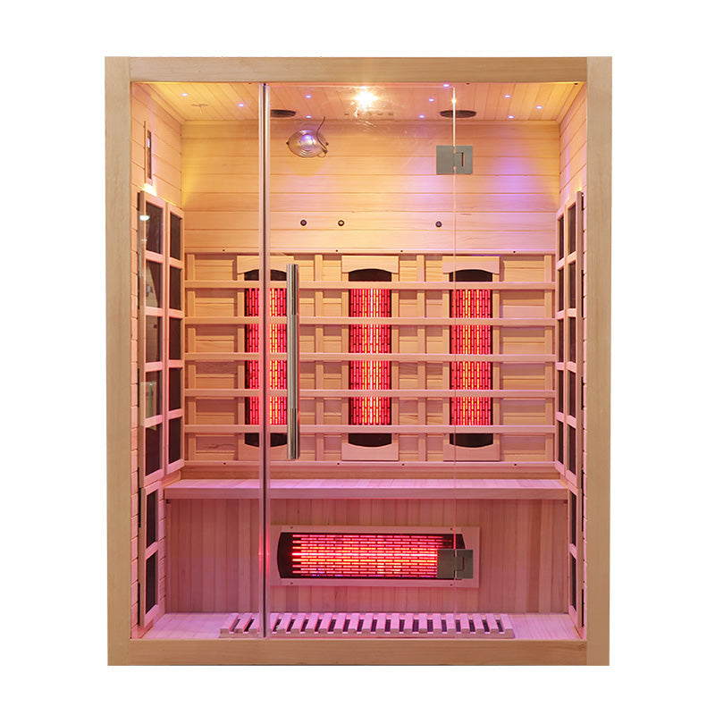 Load image into Gallery viewer, SAUNA EVOLUTION® Full Spectrum Indoor Solid Wood Sauna Far Infrared 11