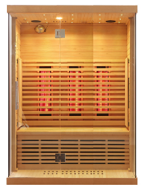 Load image into Gallery viewer, SAUNA EVOLUTION® Indoor Low EMF Sauna with Front Glass Far Infrared 05