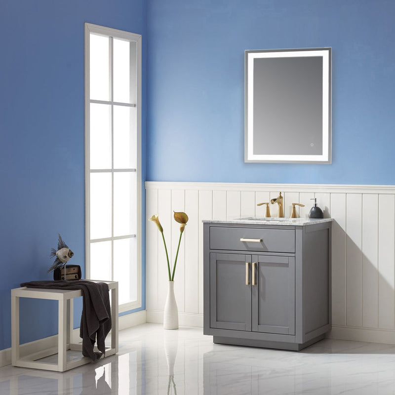 Load image into Gallery viewer, Altair Genova 24” Rectangle Frameless Modern LED Bathroom Vanity Mirror 744024-LED-NF
