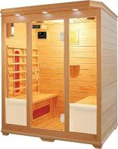 Load image into Gallery viewer, SAUNA EVOLUTION® Indoor Wooden Dry Cabin Customized Sauna Room Far Infrared 04