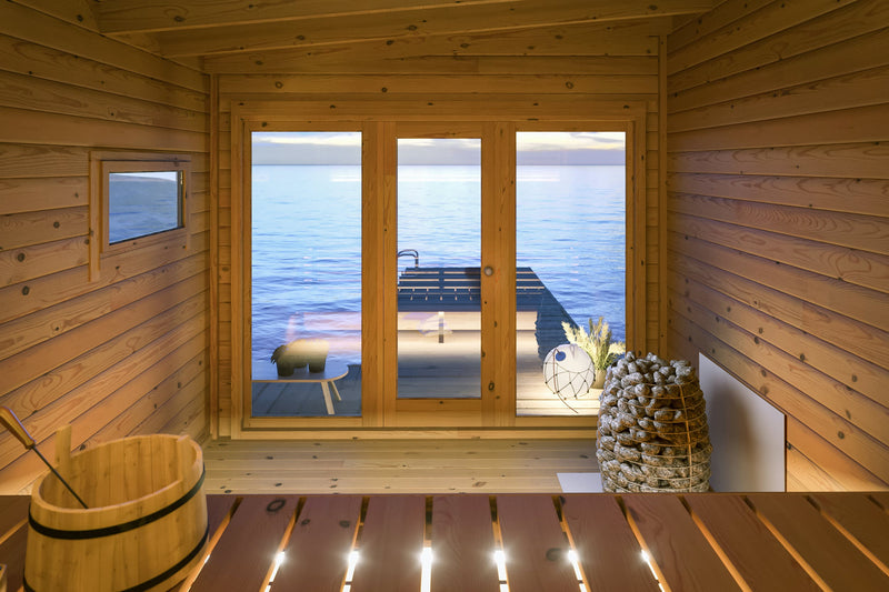 Load image into Gallery viewer, SAUNA EVOLUTION® Cabin Sauna Eco Oasis 3