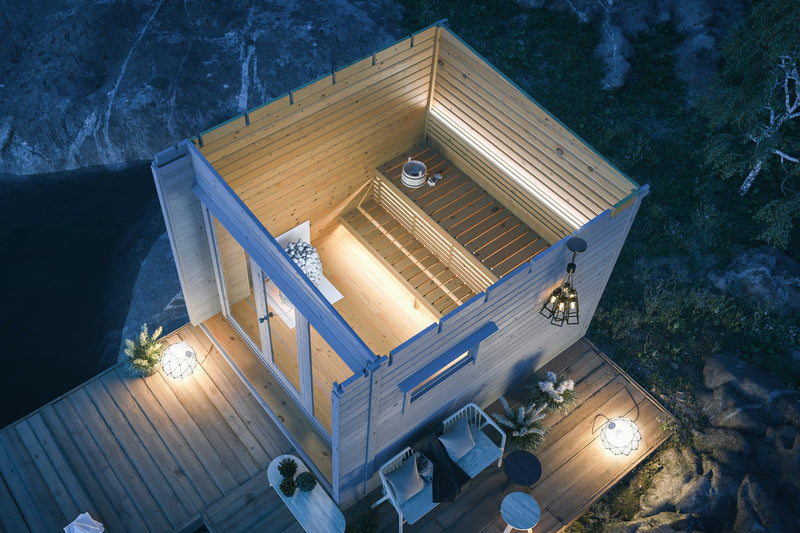 Load image into Gallery viewer, SAUNA EVOLUTION® Cabin Sauna Eco Oasis 3