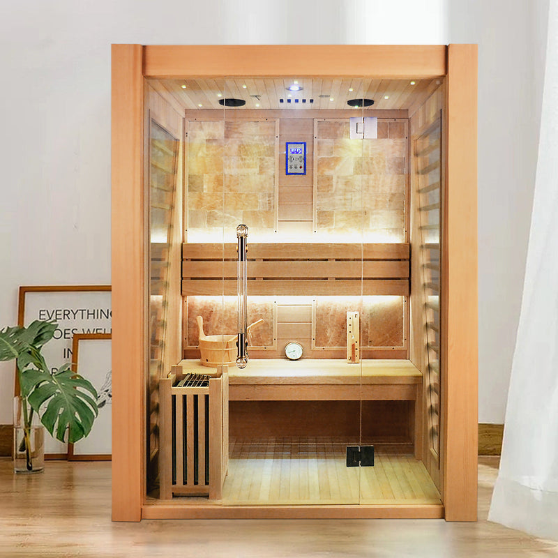 Load image into Gallery viewer, SAUNA EVOLUTION® Traditional Steam Sauna Room Luxury 3