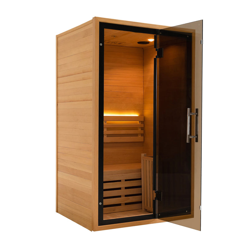 Load image into Gallery viewer, SAUNA EVOLUTION® Indoor Wicking and Perspiration Fumigation Box Wet Sauna Glass 04