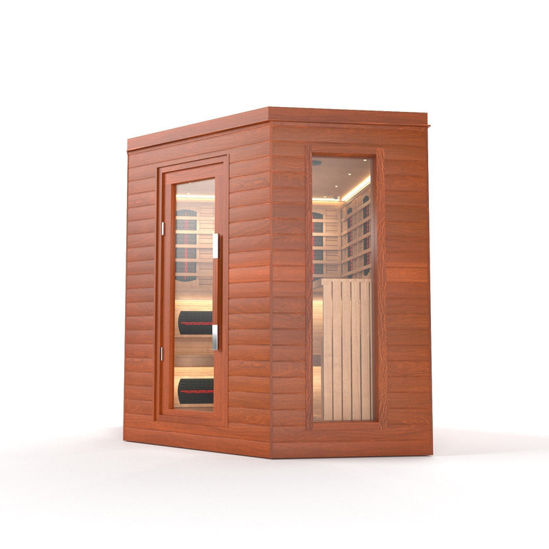 Load image into Gallery viewer, SAUNA EVOLUTION® Indoor Luxury Cabin Corner Sauna Luna - 1