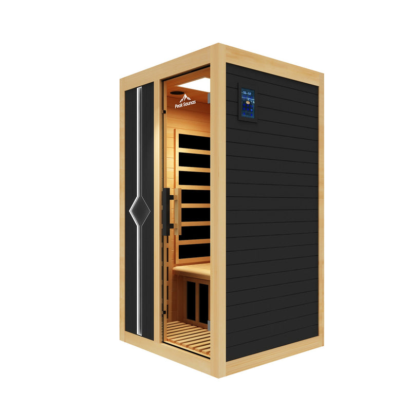 Load image into Gallery viewer, Peak Saunas Olympus Luxury 1-2 Person FAR Infrared Sauna with Smart WiFi App Control
