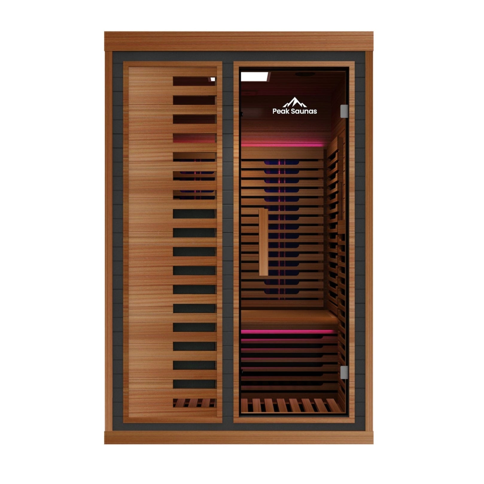 Peak Saunas Fuji 2-Person Full Spectrum Infrared Sauna with XL
