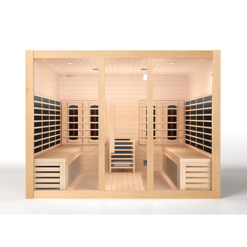 Load image into Gallery viewer, SAUNA EVOLUTION® Big Size Canadian Solid Wood Infrared and Steam Hybrid Dual system 06