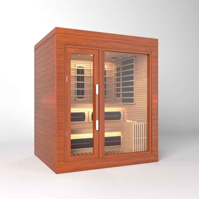 Load image into Gallery viewer, SAUNA EVOLUTION® Indoor Dual-System Luxury Cabin Sauna Luna - 4