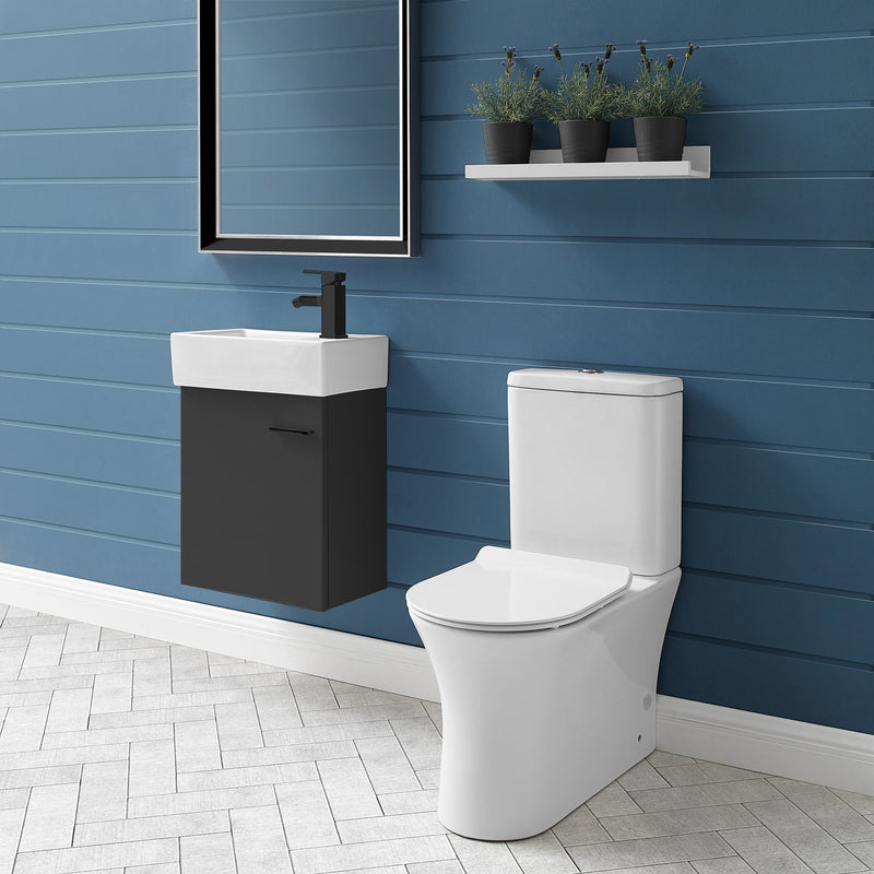 Load image into Gallery viewer, Swiss Madison Calice Two-Piece Elongated Rear Outlet Toilet Dual-Flush 0.8/1.28 gpf - SM-2T120
