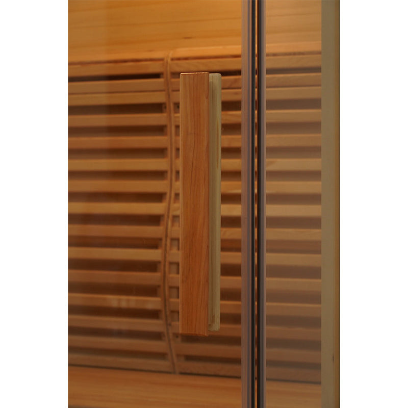 Load image into Gallery viewer, SAUNA EVOLUTION® Commercial Finnish Bath Home Sauna Indoor Steam Room Glass 03