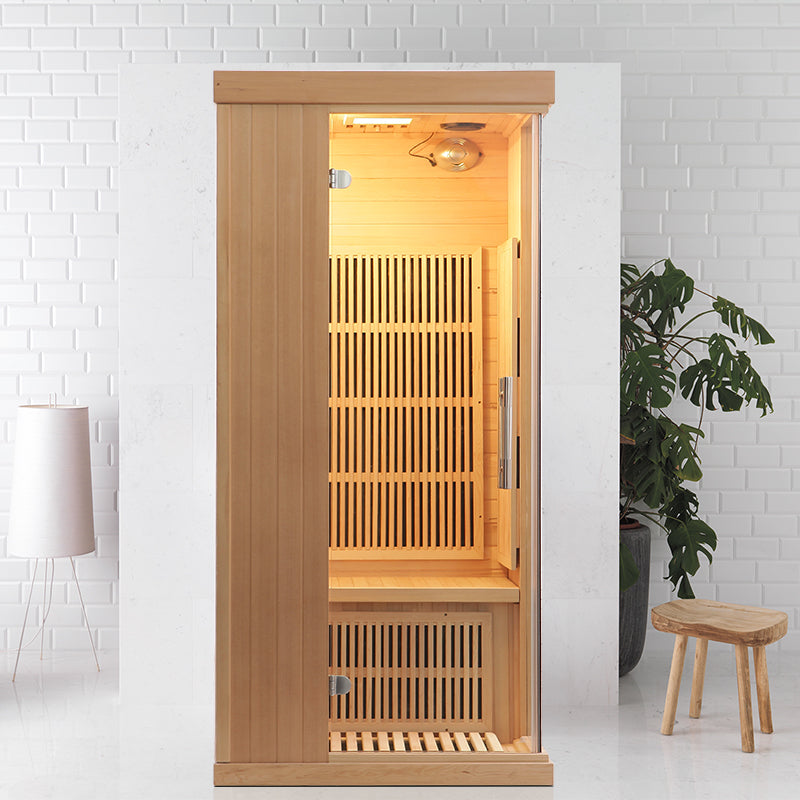 Load image into Gallery viewer, SAUNA EVOLUTION® Indoor Carbon Heaters Glass Door Sauna Room Far Infrared 09