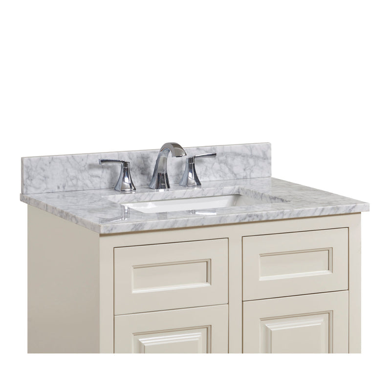 Load image into Gallery viewer, Altair 31" Natural Marble Vanity Top with White Sink 64031-CTP-CA