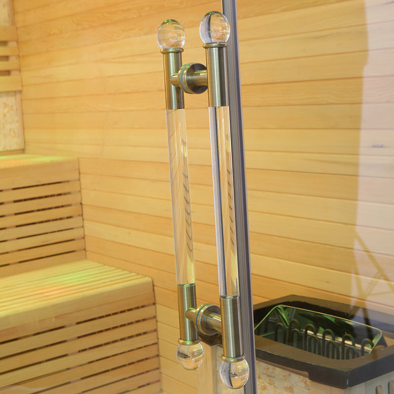 Load image into Gallery viewer, SAUNA EVOLUTION® Include Therapy Wood Traditional Steam Sauna Modern Relax 7