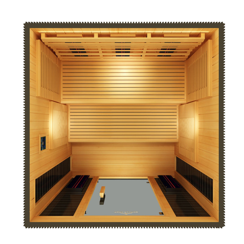 Load image into Gallery viewer, Peak Saunas Kilimanjaro Luxury 5-Person Outdoor Full Spectrum Infrared Sauna with Smart WiFi App Control