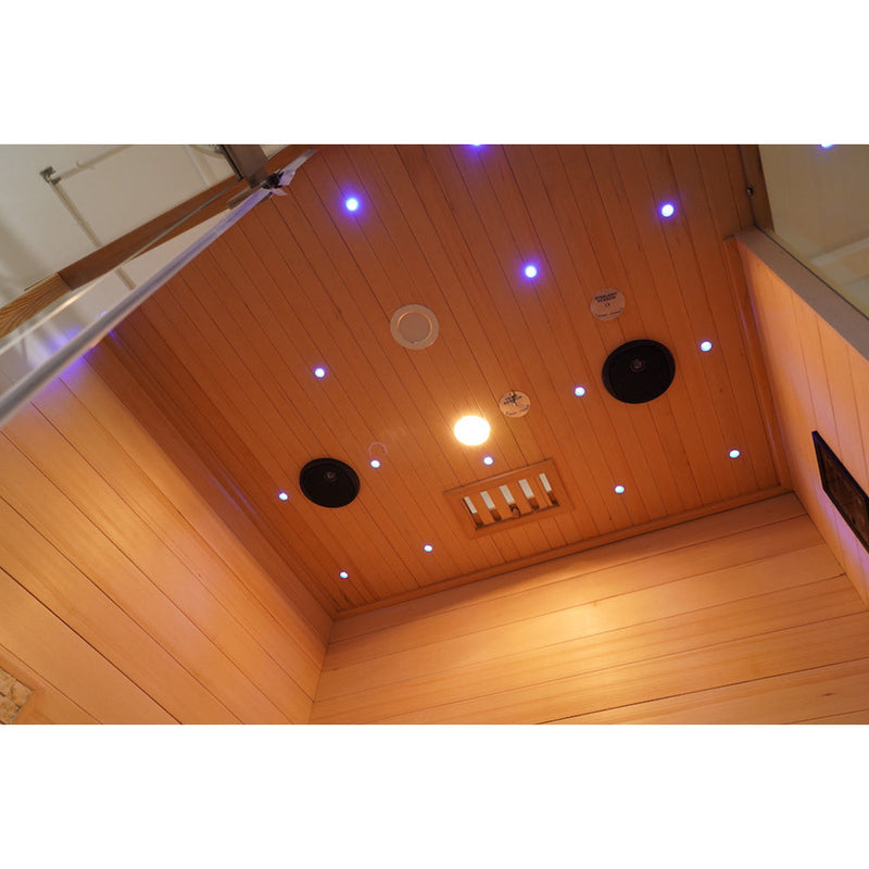 Load image into Gallery viewer, SAUNA EVOLUTION® Commercial Finnish Bath Home Sauna Indoor Steam Room Glass 03
