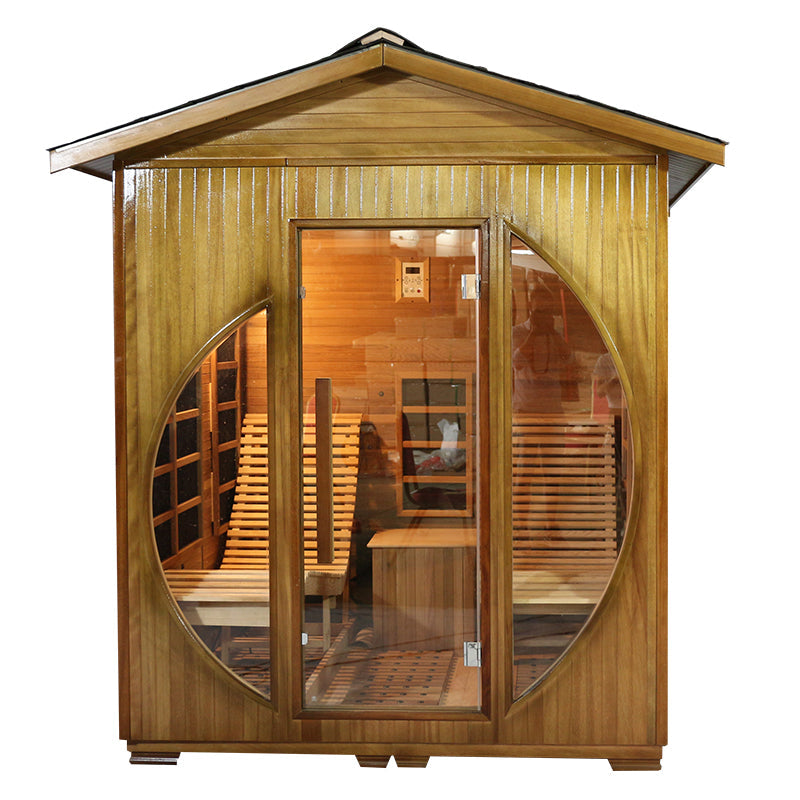Load image into Gallery viewer, SAUNA EVOLUTION® Far Infrared Outdoor Harmony Sauna Room