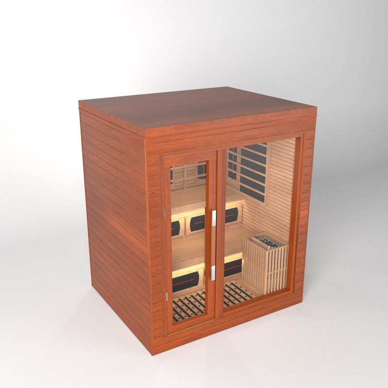 Load image into Gallery viewer, SAUNA EVOLUTION® Indoor Dual-System Luxury Cabin Sauna Luna - 4