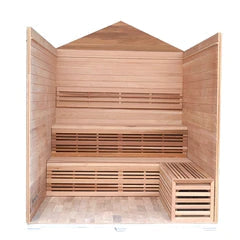 Load image into Gallery viewer, SAUNA EVOLUTION® Garden Waterproof Traditional Sauna Steam Room Cabin 01