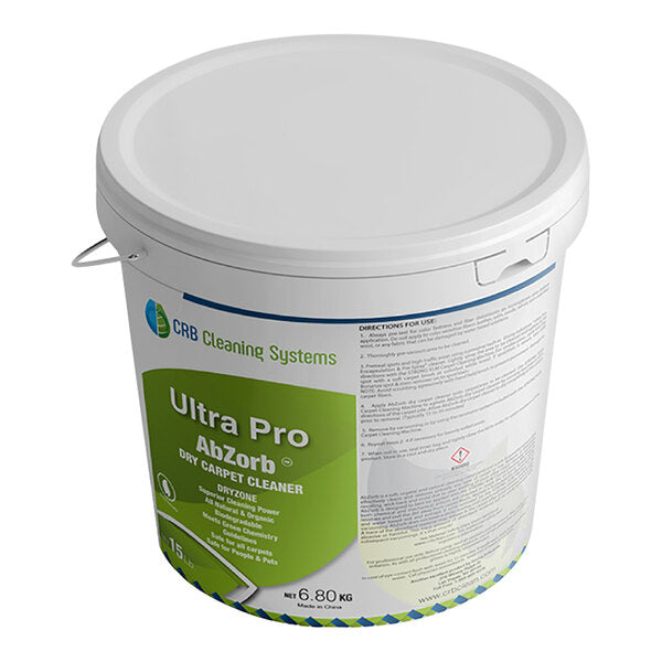 Load image into Gallery viewer, CRB Cleaning Systems Ultra Pro AbZorb 15 lb. Citrus Scented Dry Organic Carpet Cleaner Compound AB15