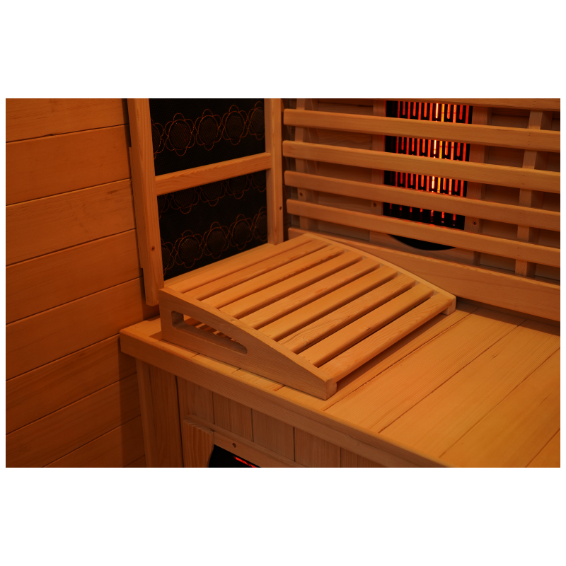 Load image into Gallery viewer, SAUNA EVOLUTION® Cedar Modern Sauna Headrest
