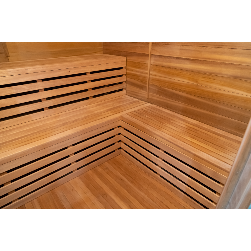 Load image into Gallery viewer, SAUNA EVOLUTION® Garden Waterproof Traditional Sauna Steam Room Cabin 01