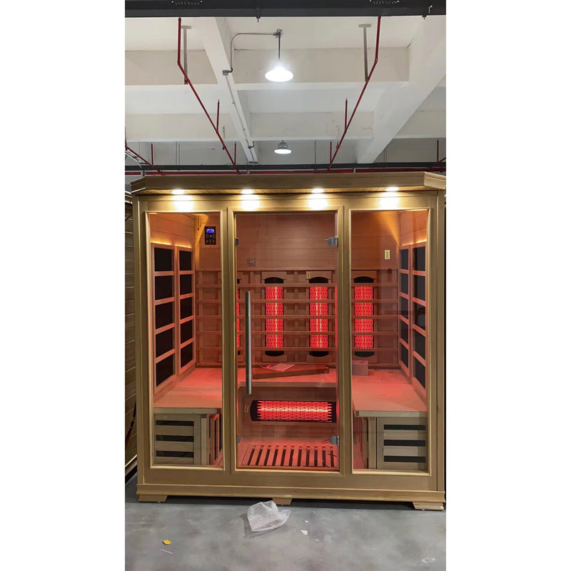Load image into Gallery viewer, SAUNA EVOLUTION® Indoor Wooden Dry Cabin Customized Sauna Room Far Infrared 04