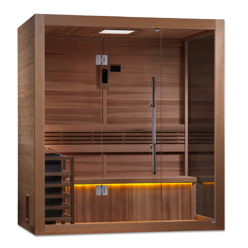 Load image into Gallery viewer, SAUNA EVOLUTION® 3 Person Traditional Steam Sauna Modern Relax 5