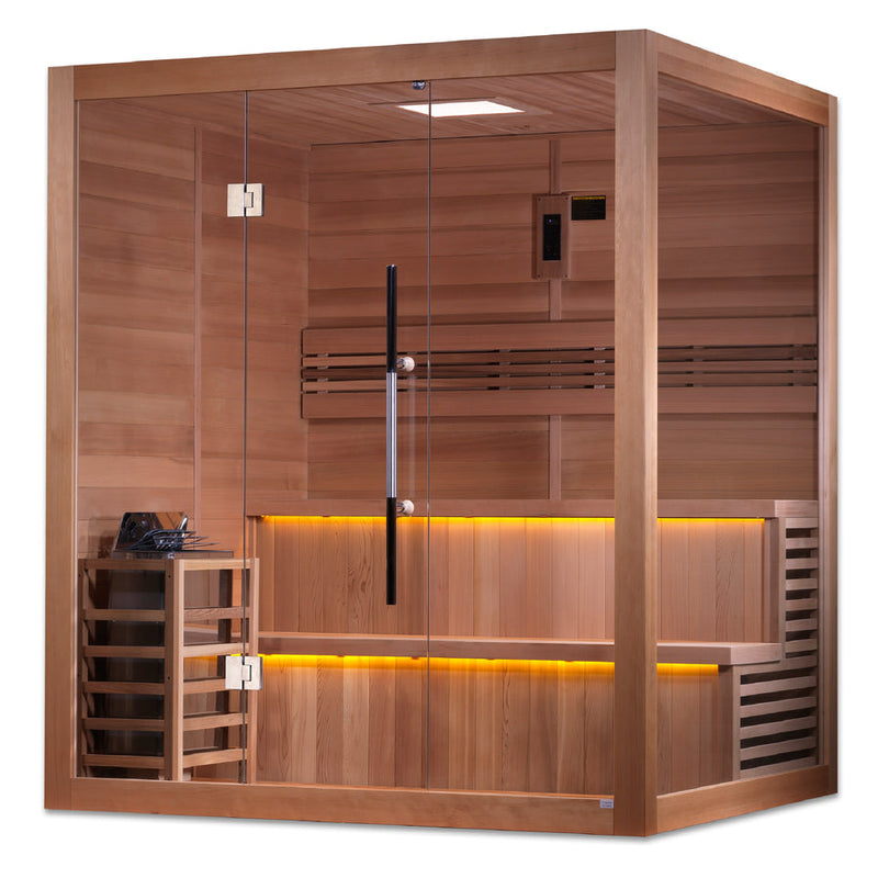 Load image into Gallery viewer, SAUNA EVOLUTION® 4-6 Person Sauna Modern Relax 6