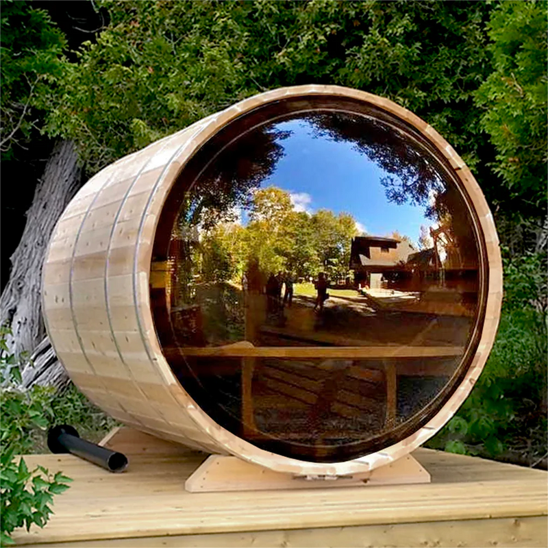 Load image into Gallery viewer, SAUNA EVOLUTION® Barrel Sauna Serenity Nature Air 4
