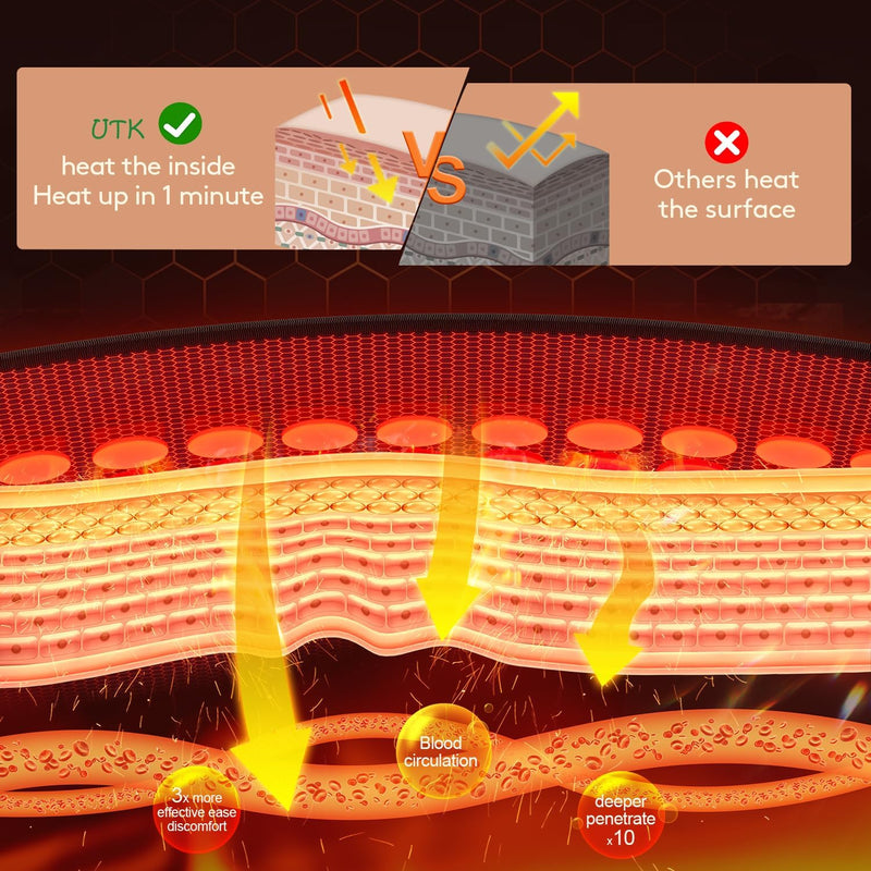 Load image into Gallery viewer, Far Infrared Natural Jade and Tourmaline Heating Pad, 23.5" x 16"