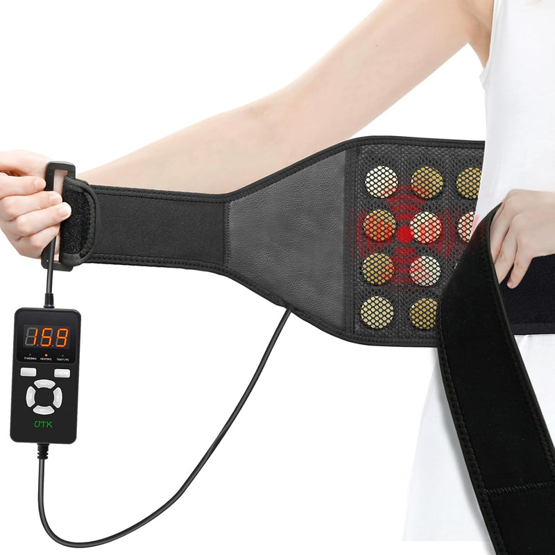 Load image into Gallery viewer, Wearable Far Infrared Heating Pad for Back Pain Relief