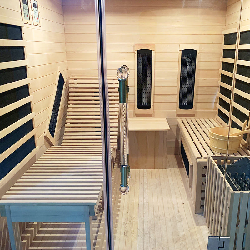 Load image into Gallery viewer, SAUNA EVOLUTION® Indoor Steam and Far-infrared Sauna Dual System 01