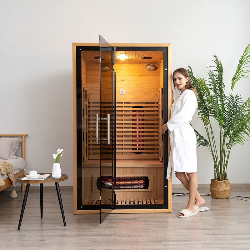 Load image into Gallery viewer, SAUNA EVOLUTION® Luxury Ozone Dry Far Infrared Indoor Sauna