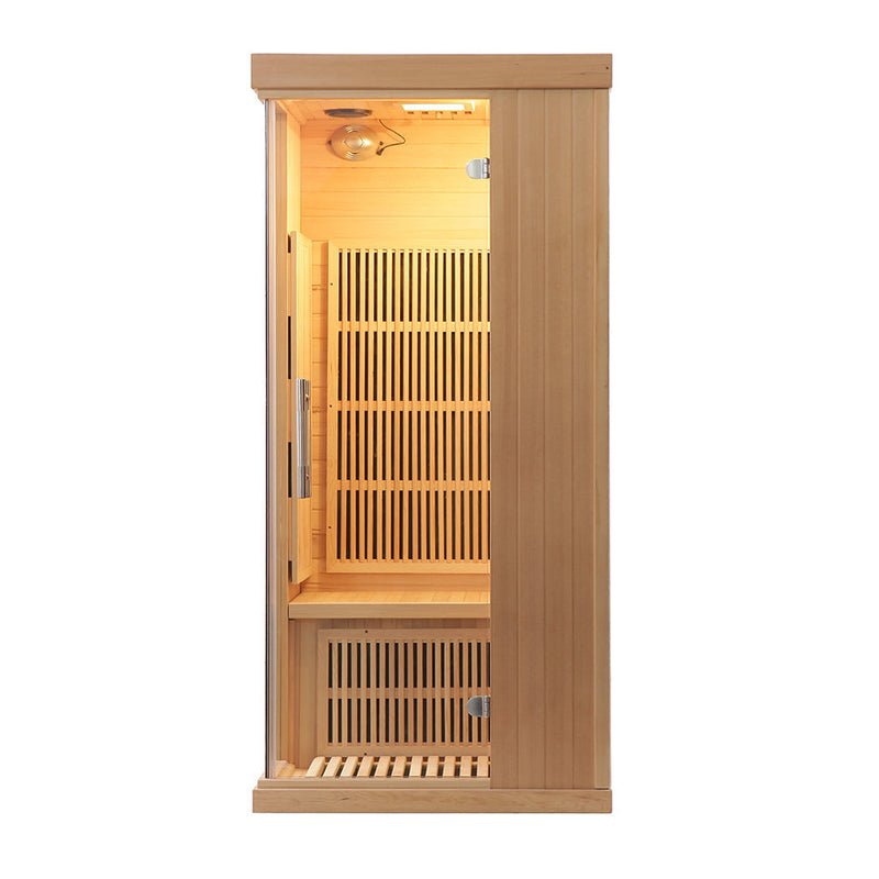 Load image into Gallery viewer, SAUNA EVOLUTION® Indoor Carbon Heaters Glass Door Sauna Room Far Infrared 09